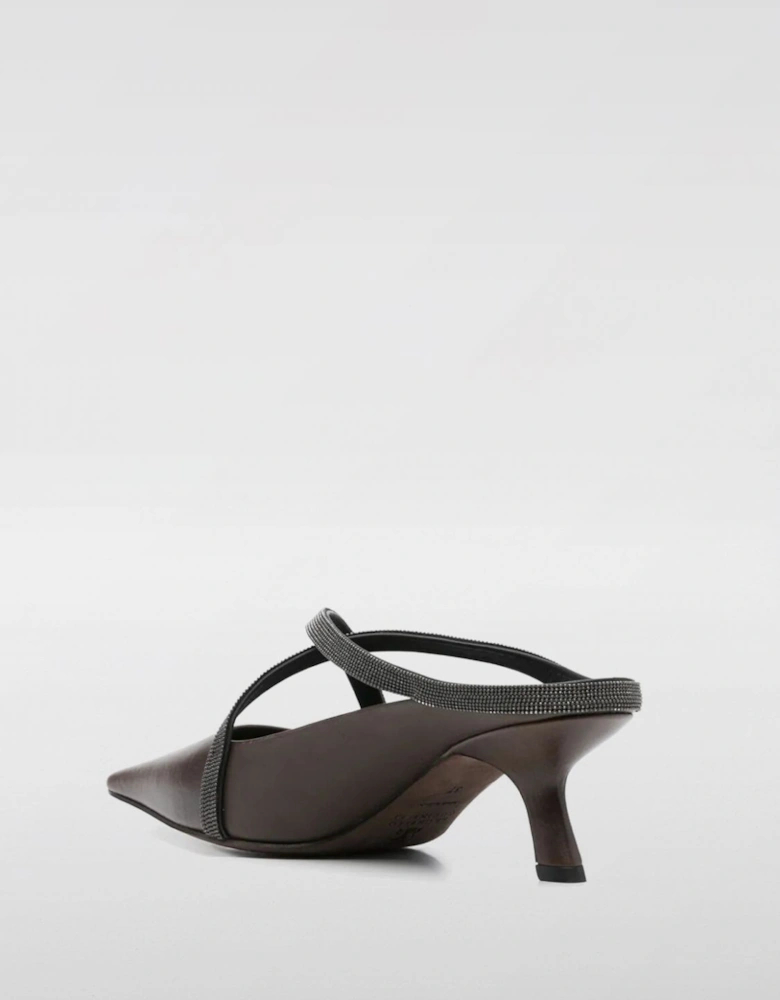 High Heel Leather Shoes with Elegant Design