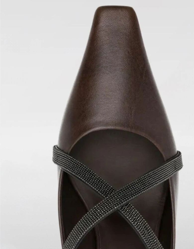 High Heel Leather Shoes with Elegant Design