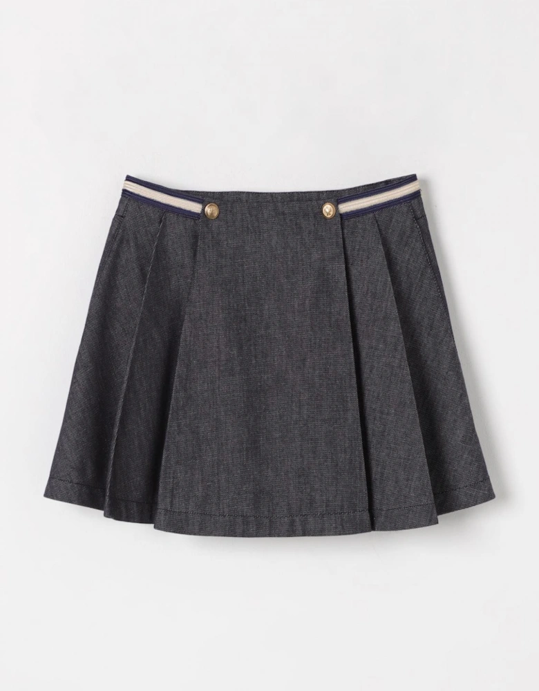 Pleated Mini Skirt Casual Wear