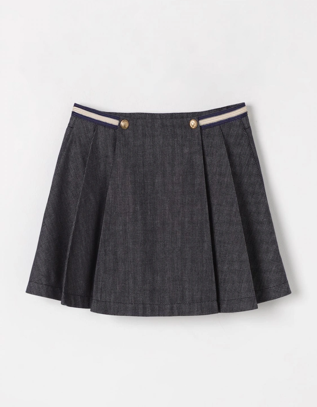 Pleated Mini Skirt Casual Wear