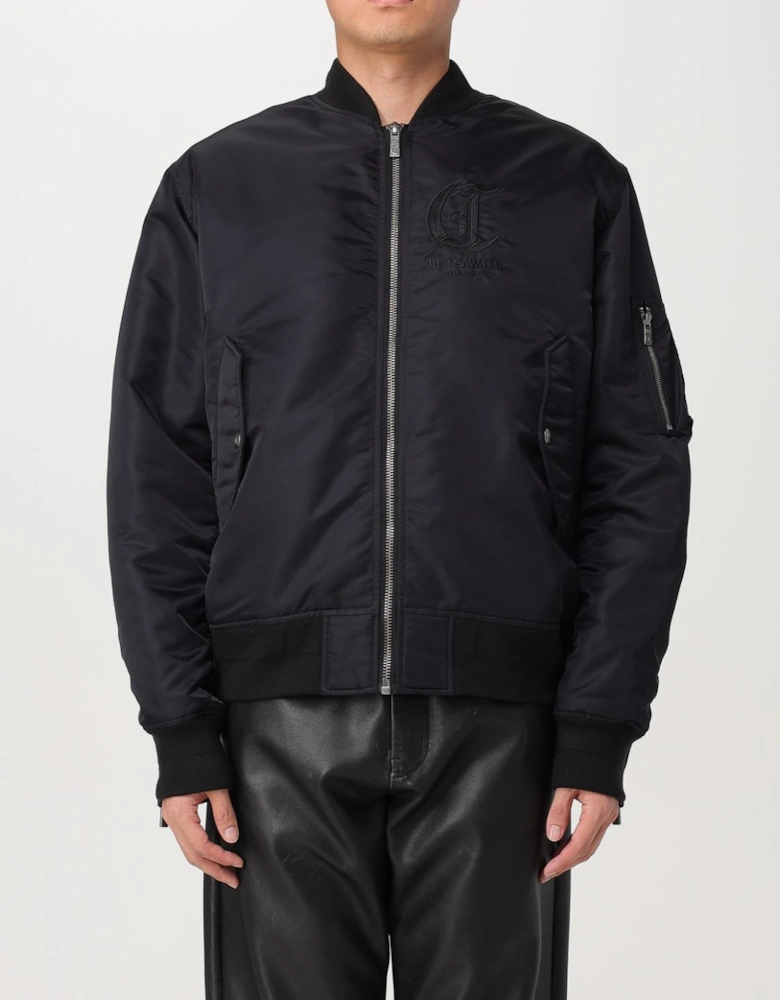 Bomber Jacket Embroidered Logo