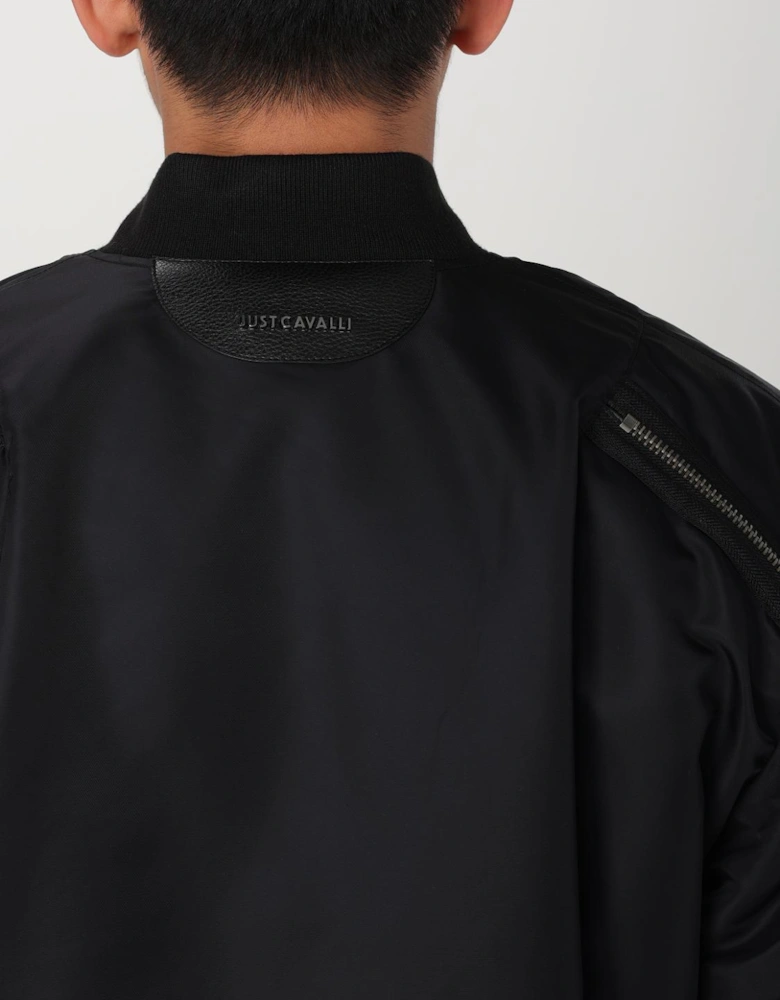 Bomber Jacket Embroidered Logo