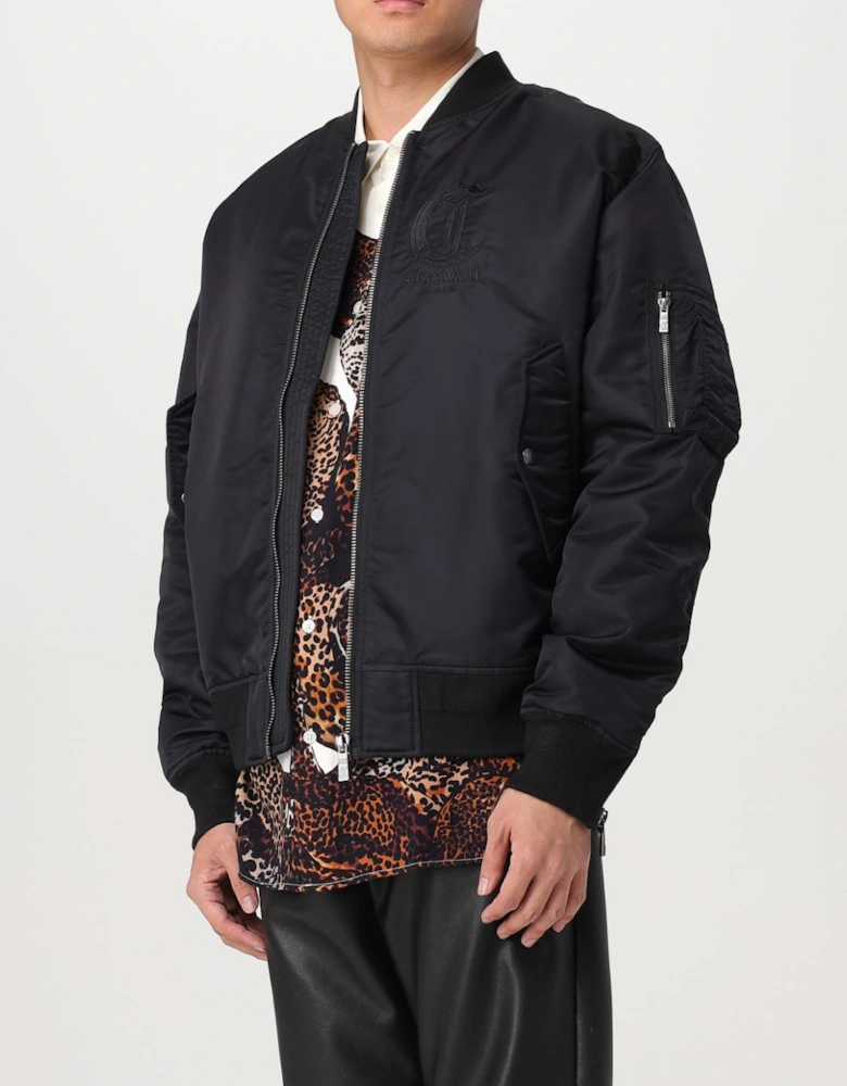 Bomber Jacket Embroidered Logo