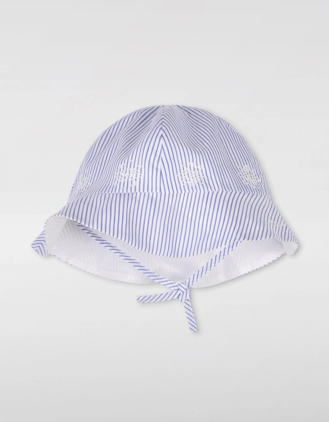 Baby Striped Sun Hat with Embroidery, 3 of 2