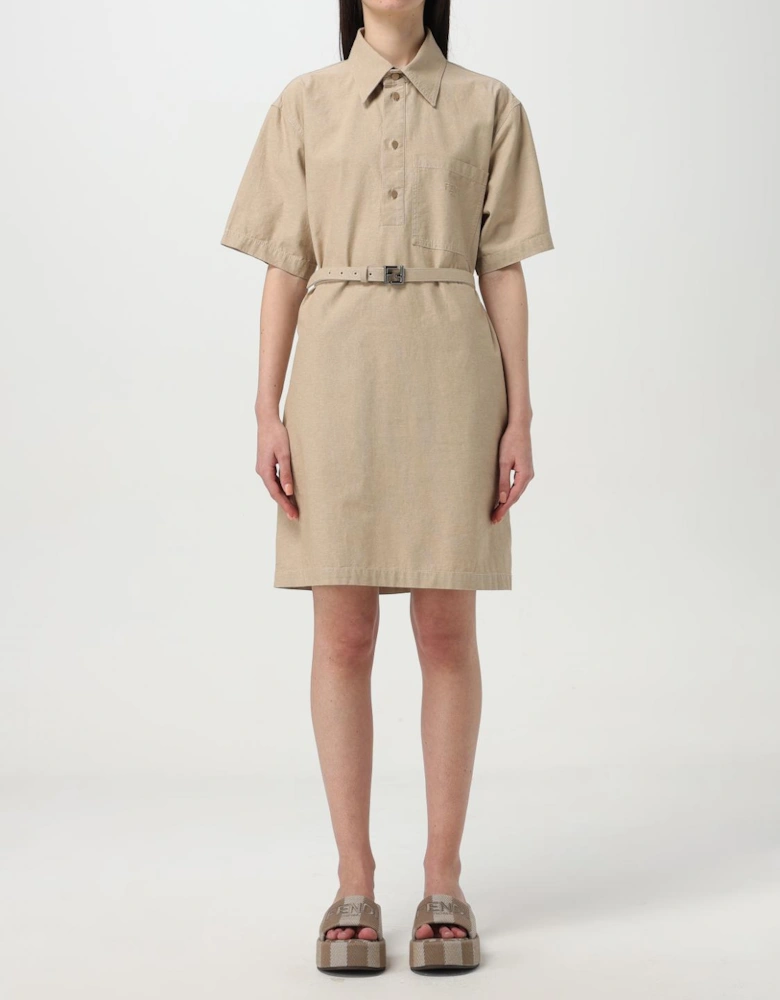 Shirt Dress Belted Mini Dress