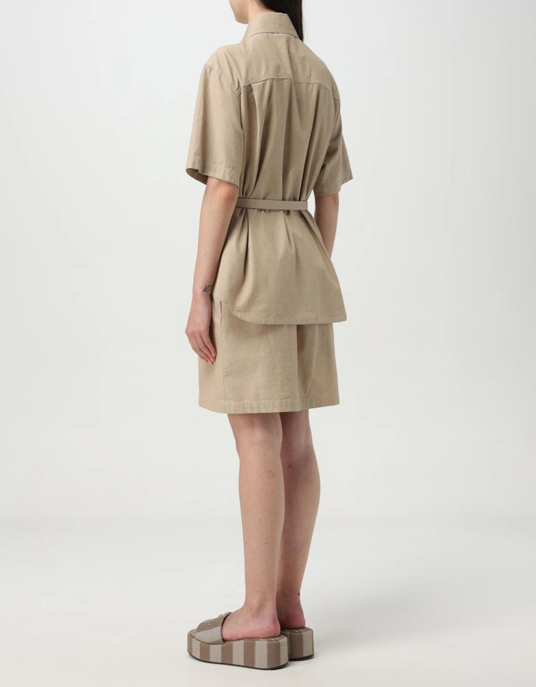 Shirt Dress Belted Mini Dress