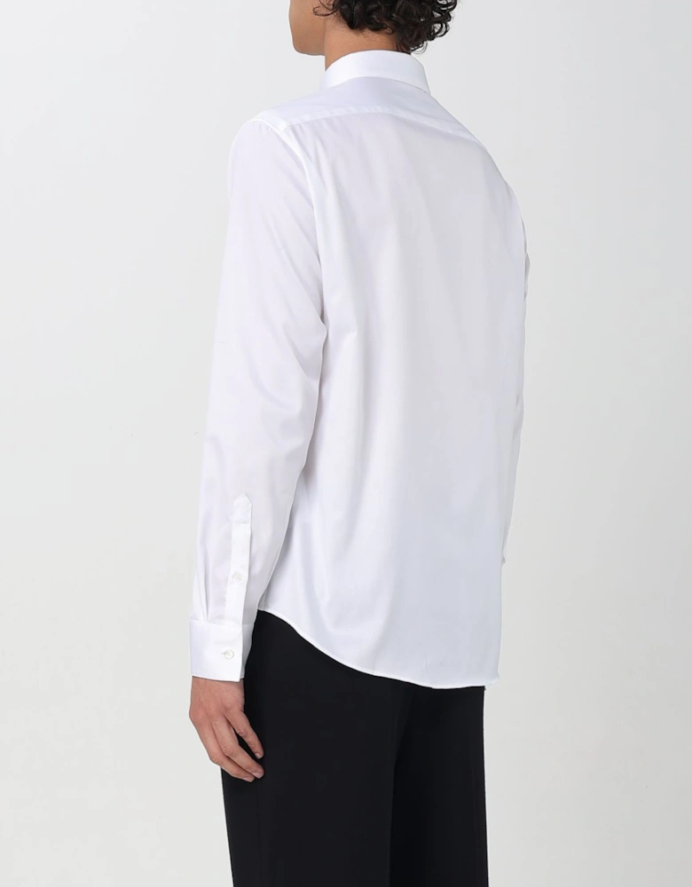 Classic White Cotton Dress Shirt