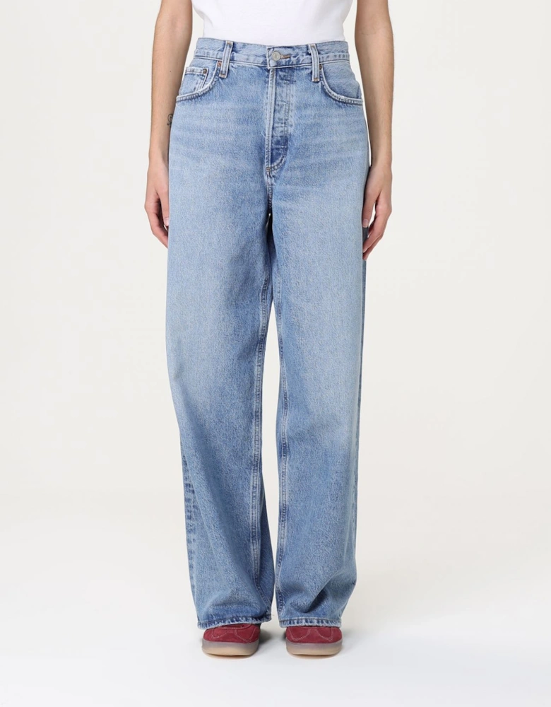 90s Pinch Waist Loose Fit Jeans
