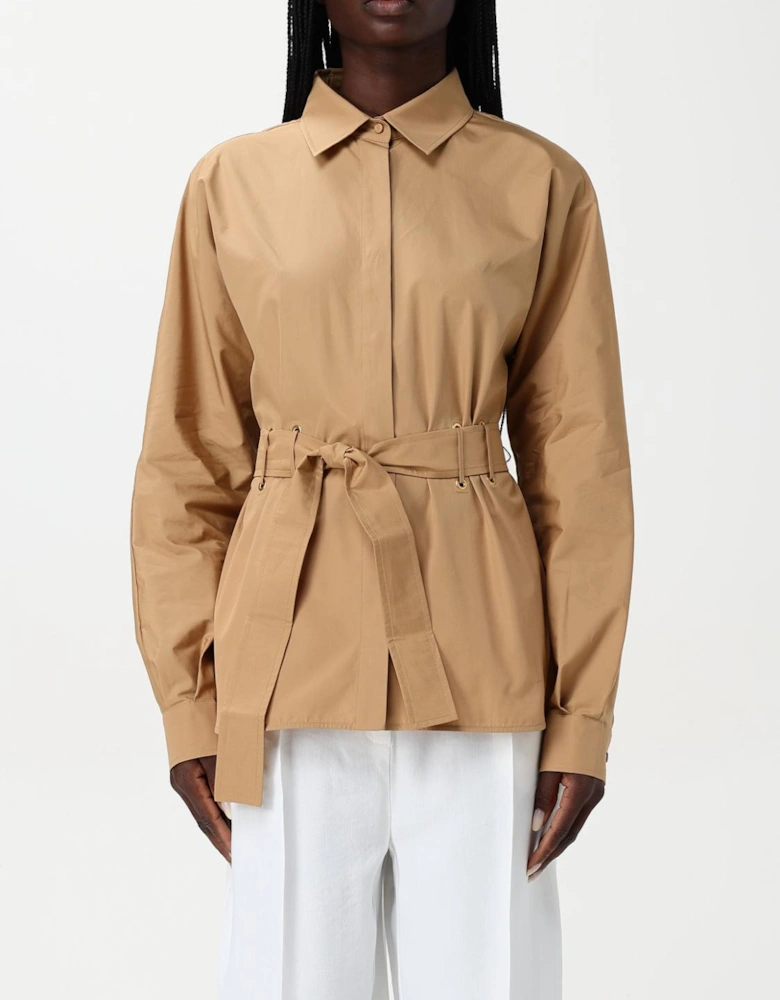 Belted Cotton Shirt
