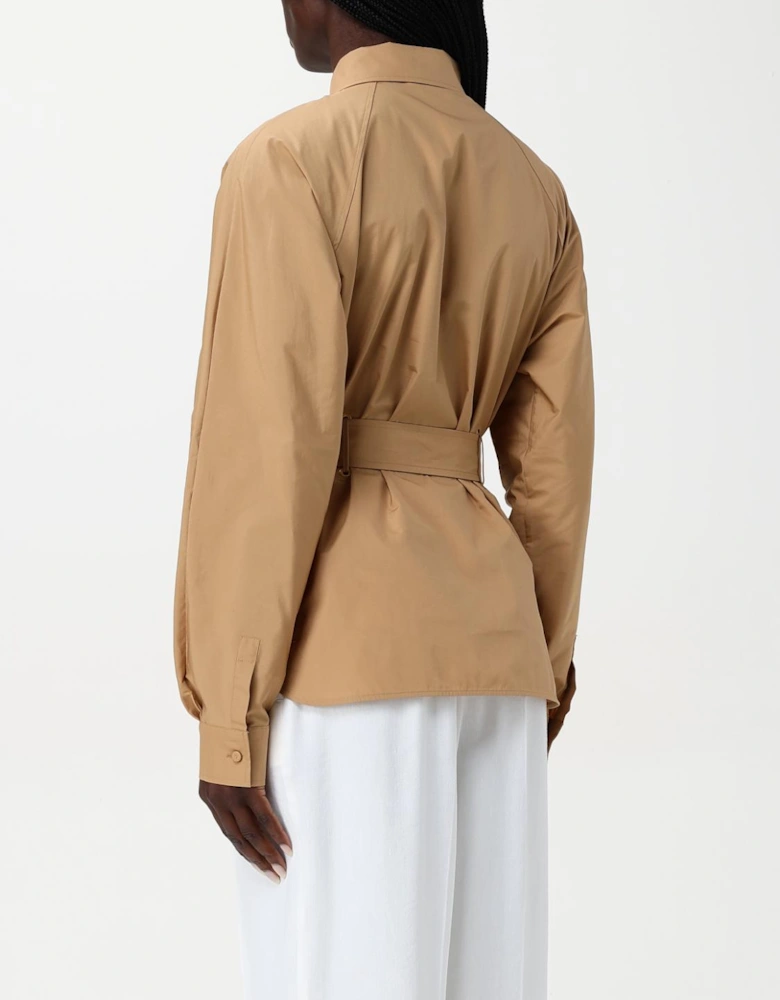 Belted Cotton Shirt