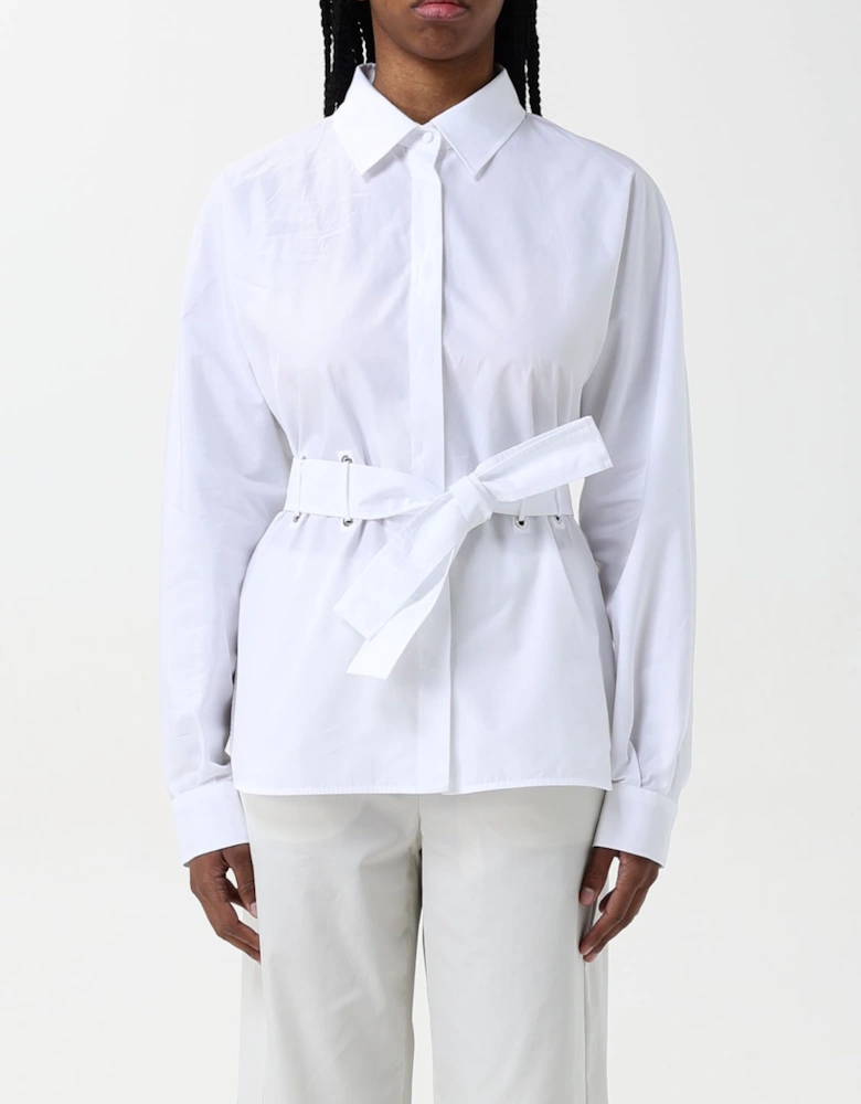 Belted Cotton Shirt