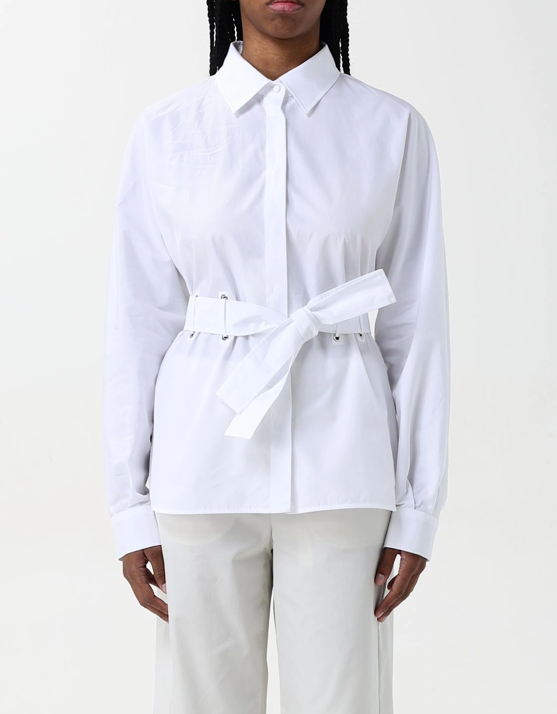 Belted Cotton Shirt