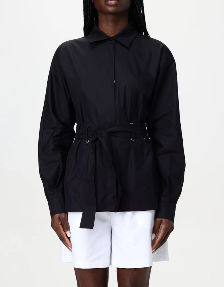 Belted Cotton Shirt