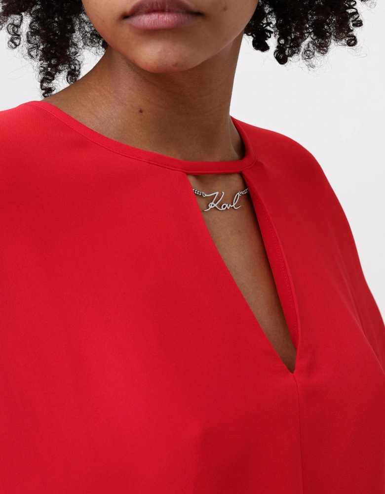 Capelet Overlay Dress