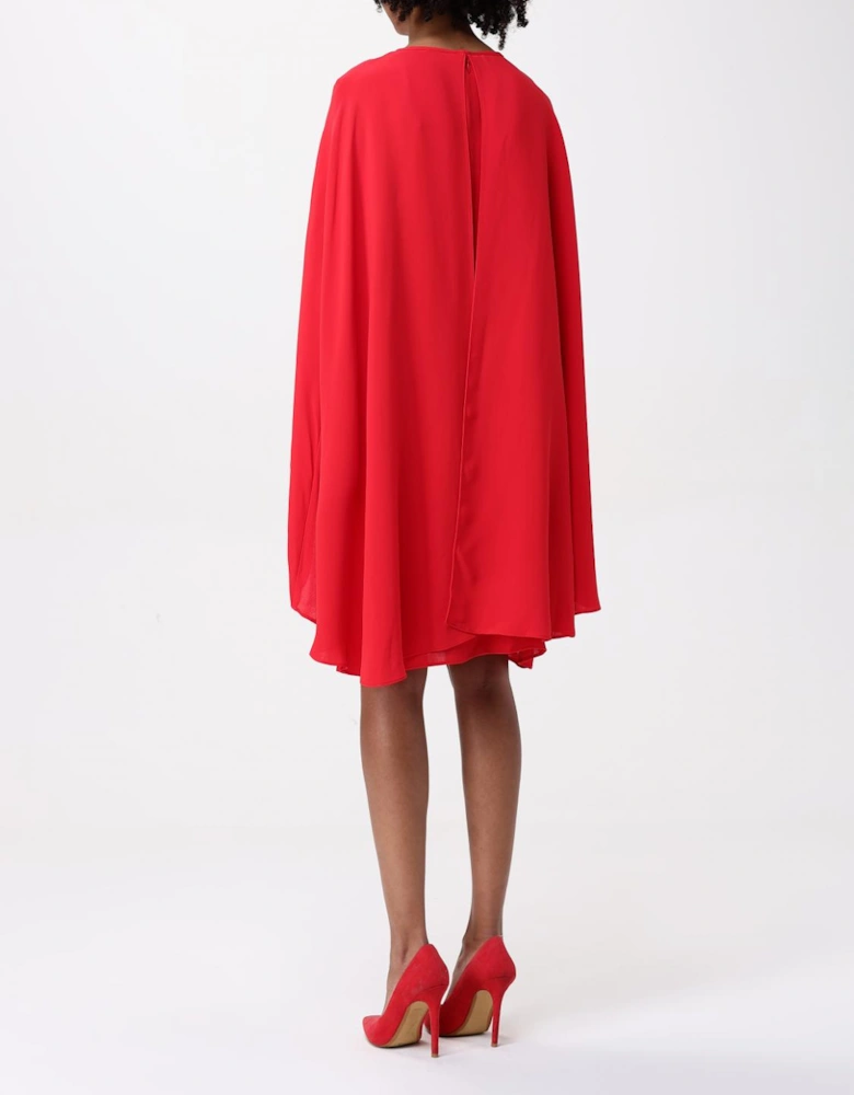 Capelet Overlay Dress