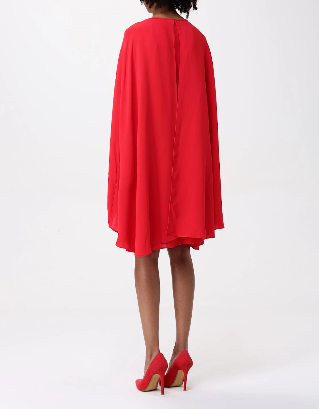 Capelet Overlay Dress