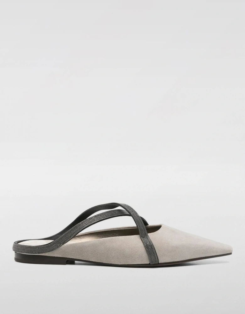 PointedToe Beaded Mules