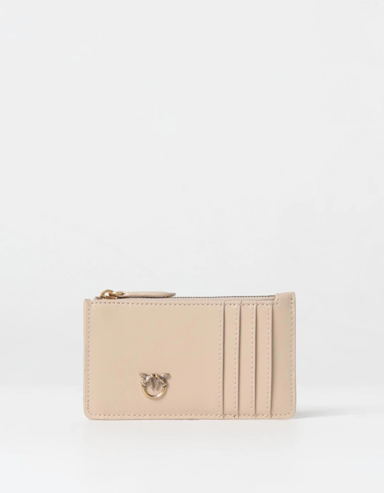 Zip Card Holder Leather Wallet