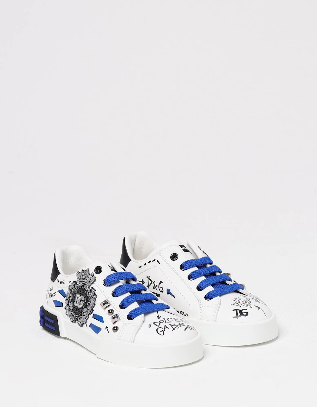 Kids Graffiti Print Sneakers