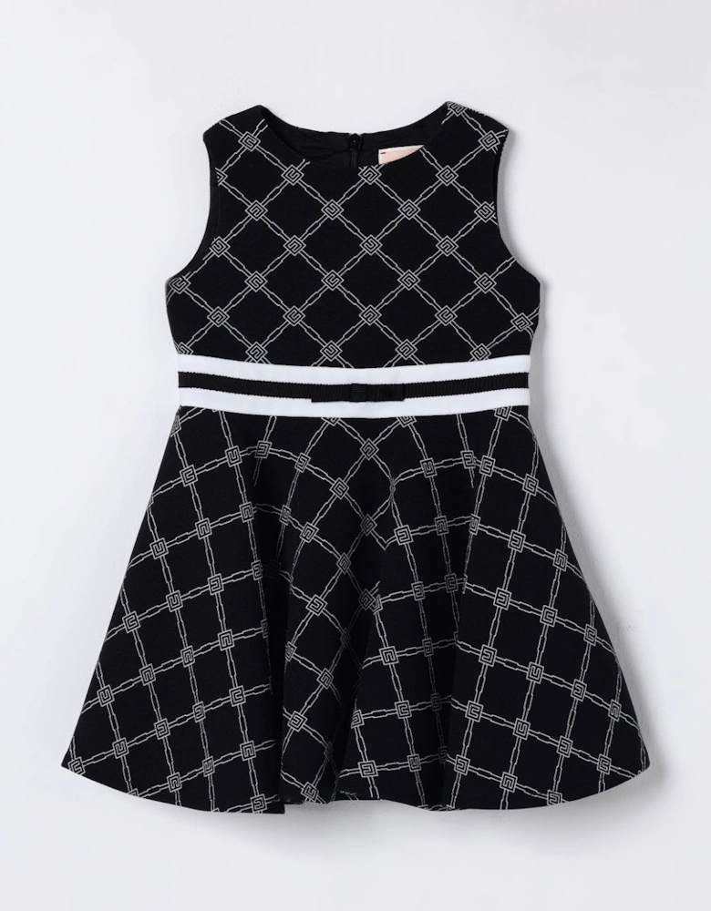 Geometric Print Knit Dress