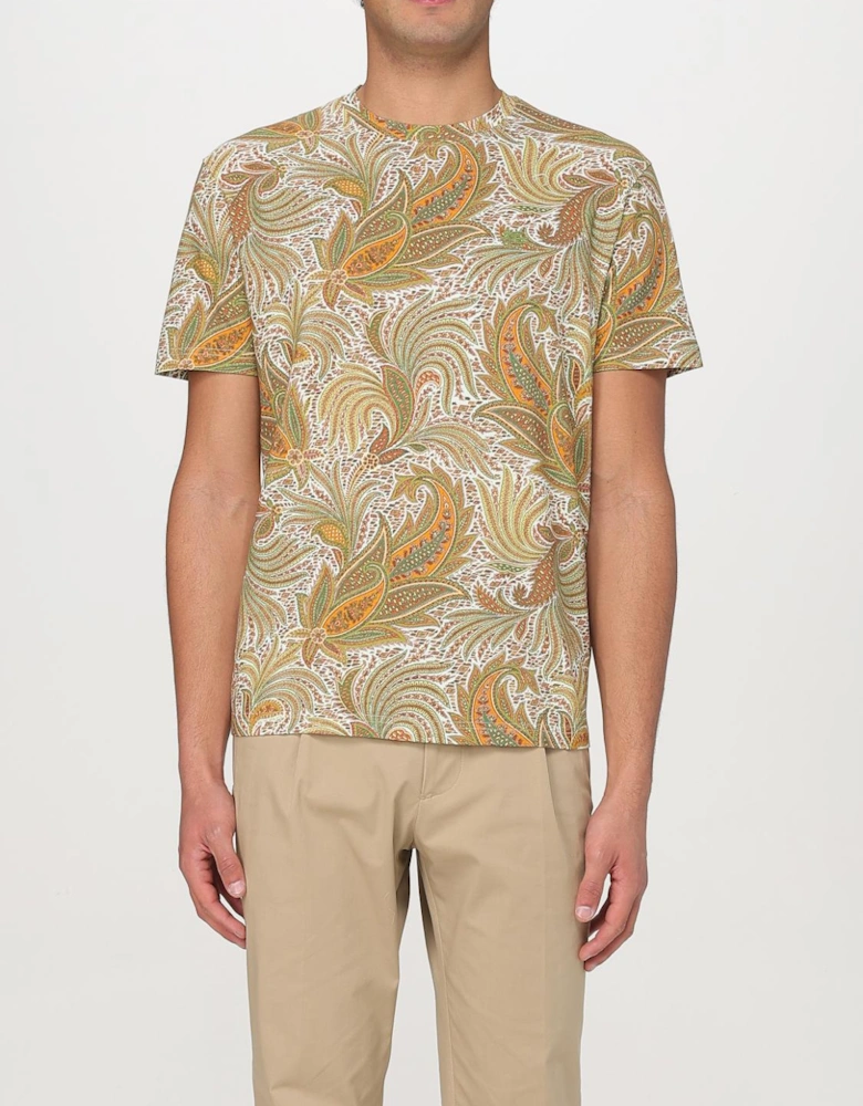 Paisley Print Short Sleeve Tee