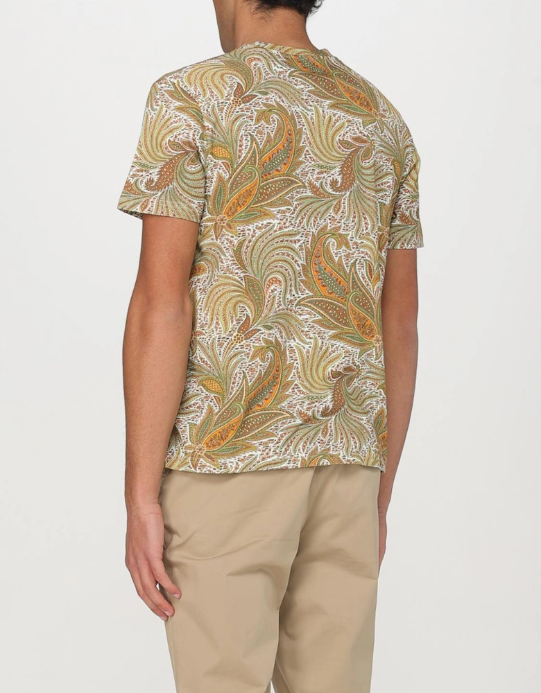 Paisley Print Short Sleeve Tee