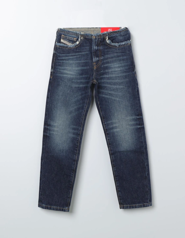Kids Straight Leg Jeans Distressed