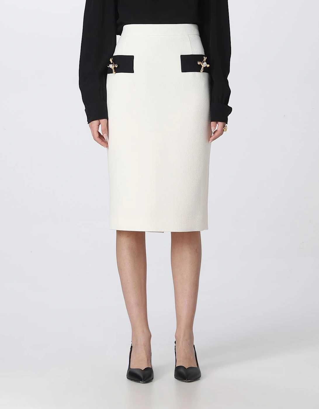 Pencil Skirt with Gold Accents, 5 of 4