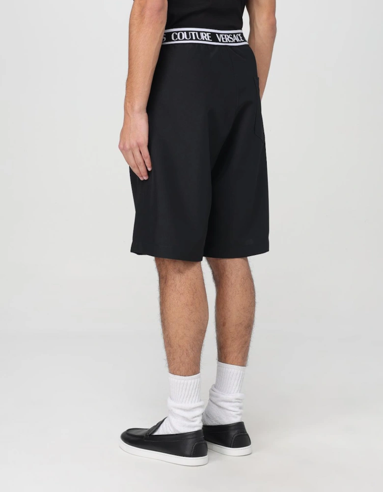 Couture Shorts with Elastic Waistband