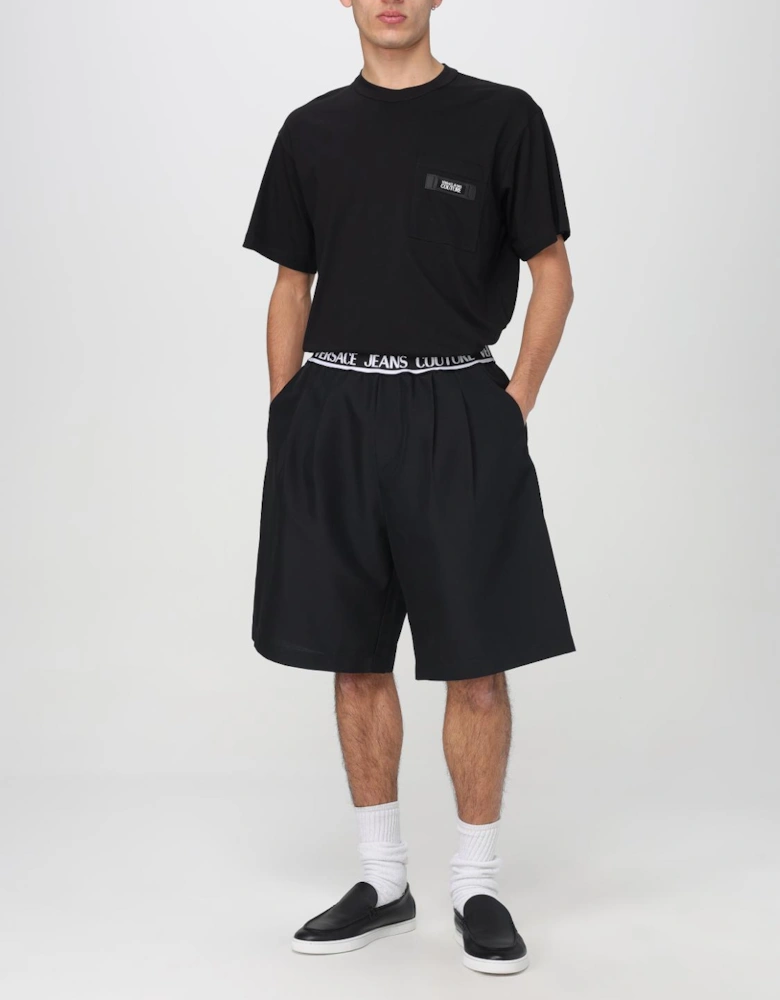 Couture Shorts with Elastic Waistband