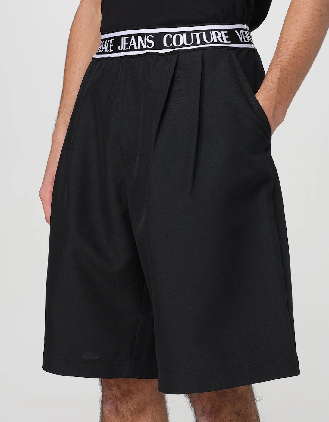 Couture Shorts with Elastic Waistband