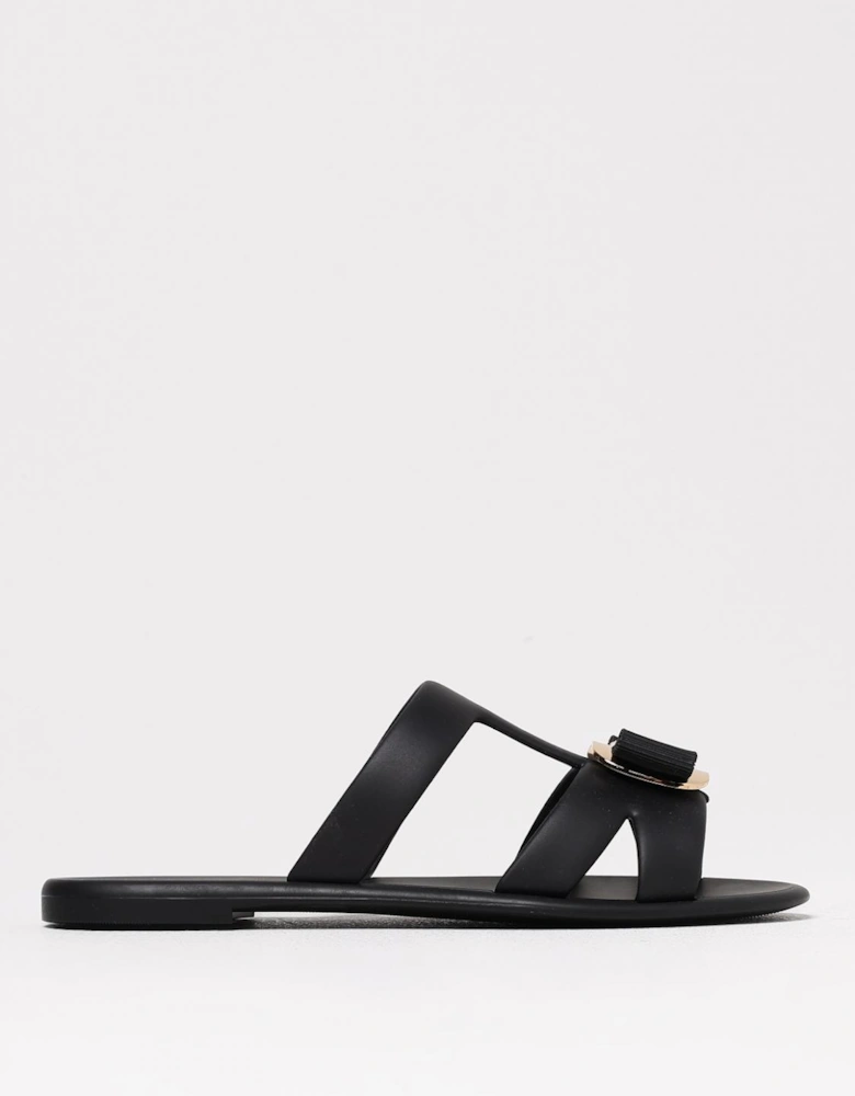 Bow Accent Flat Sandals