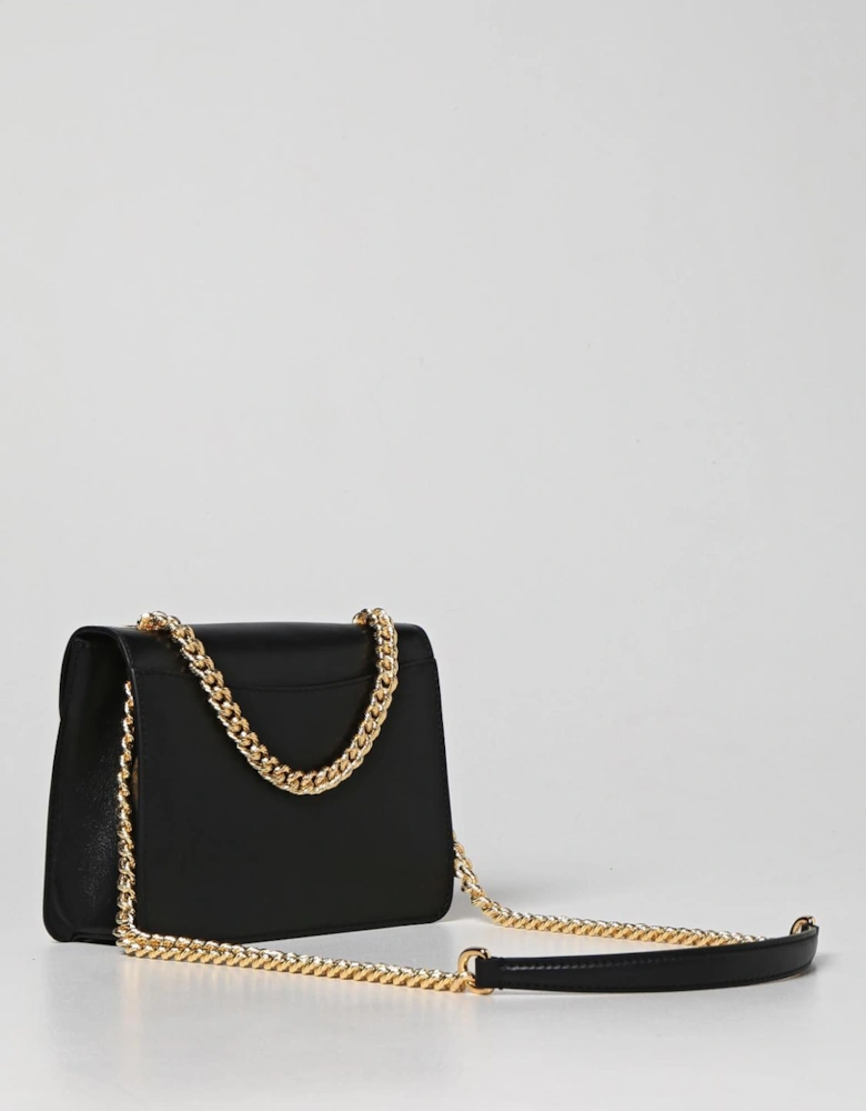 Leather Crossbody Bag with Charms