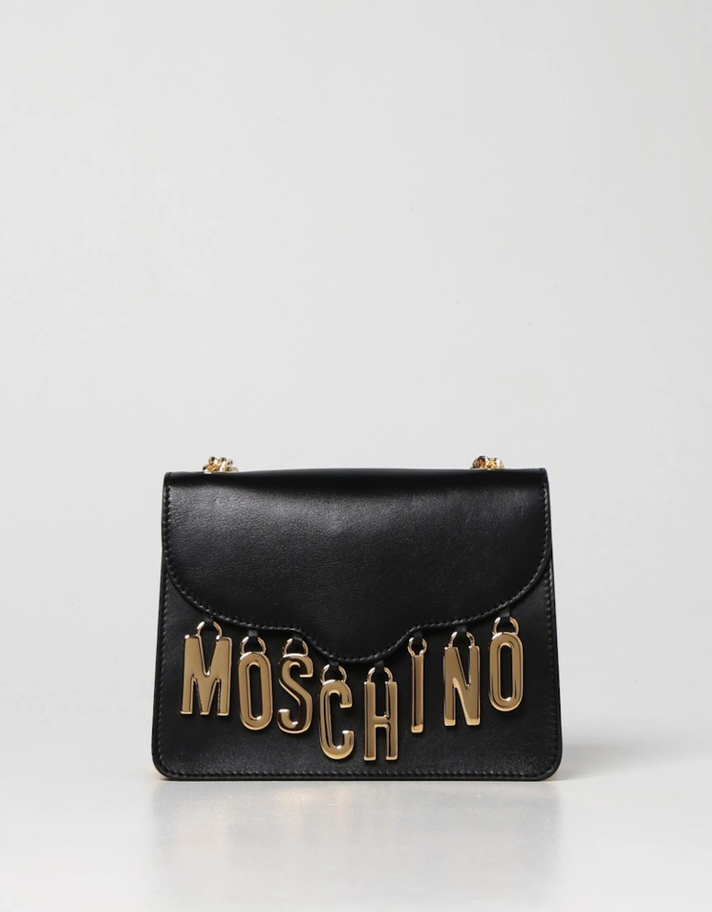 Leather Crossbody Bag with Charms