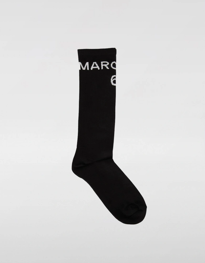 MM6 Logo Crew Socks