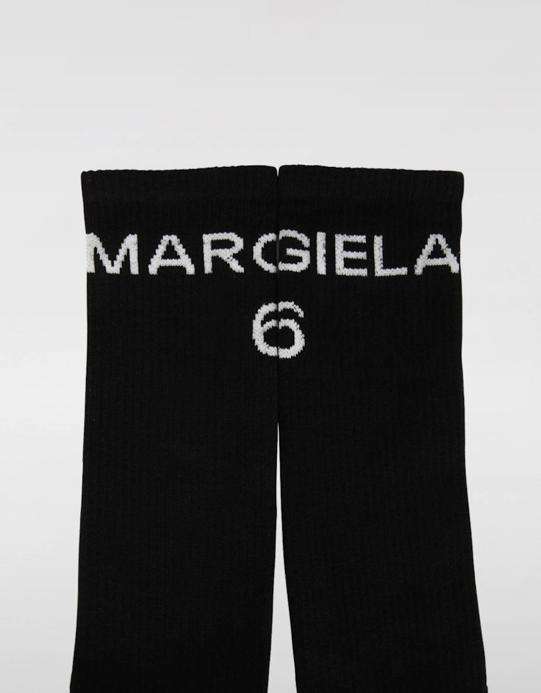 MM6 Logo Crew Socks