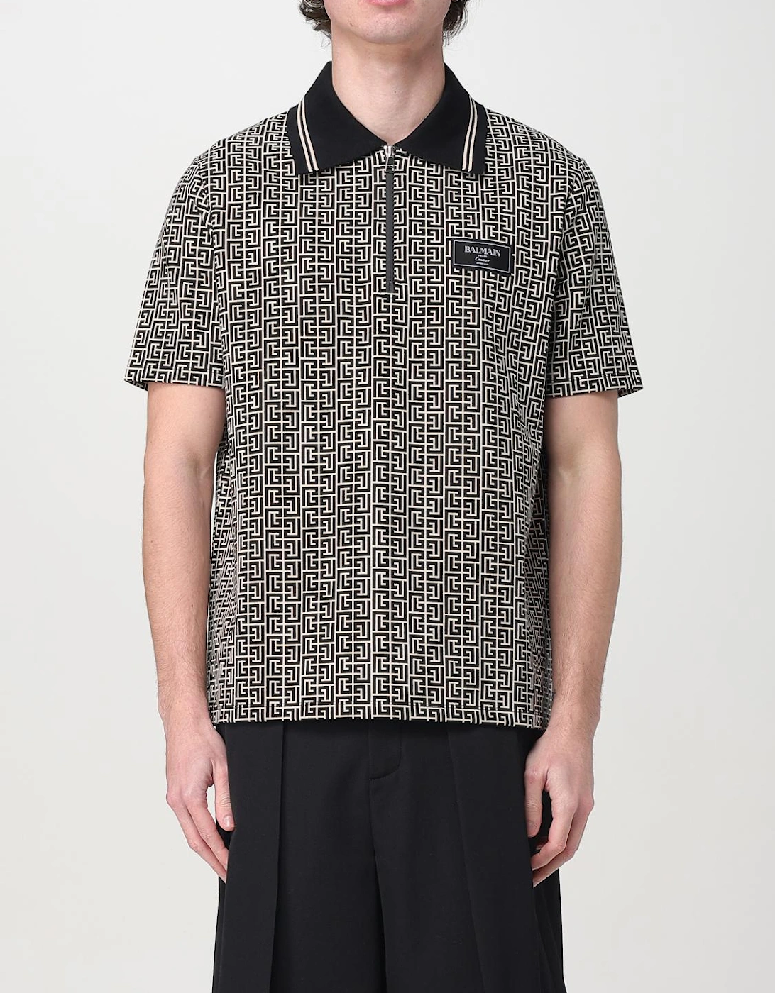 Geometric Print Polo Shirt, 6 of 5
