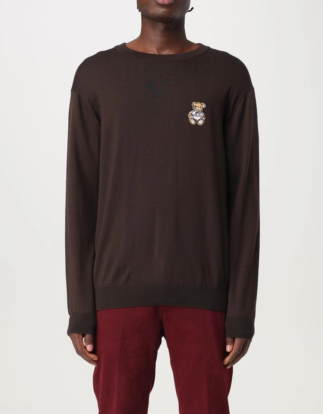 Teddy Bear Appliqu Pullover Sweater, 5 of 4