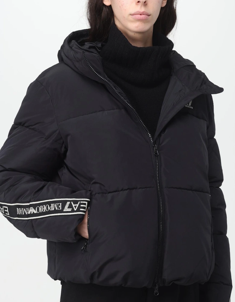 Puffer Jacket Cropped Hooded
