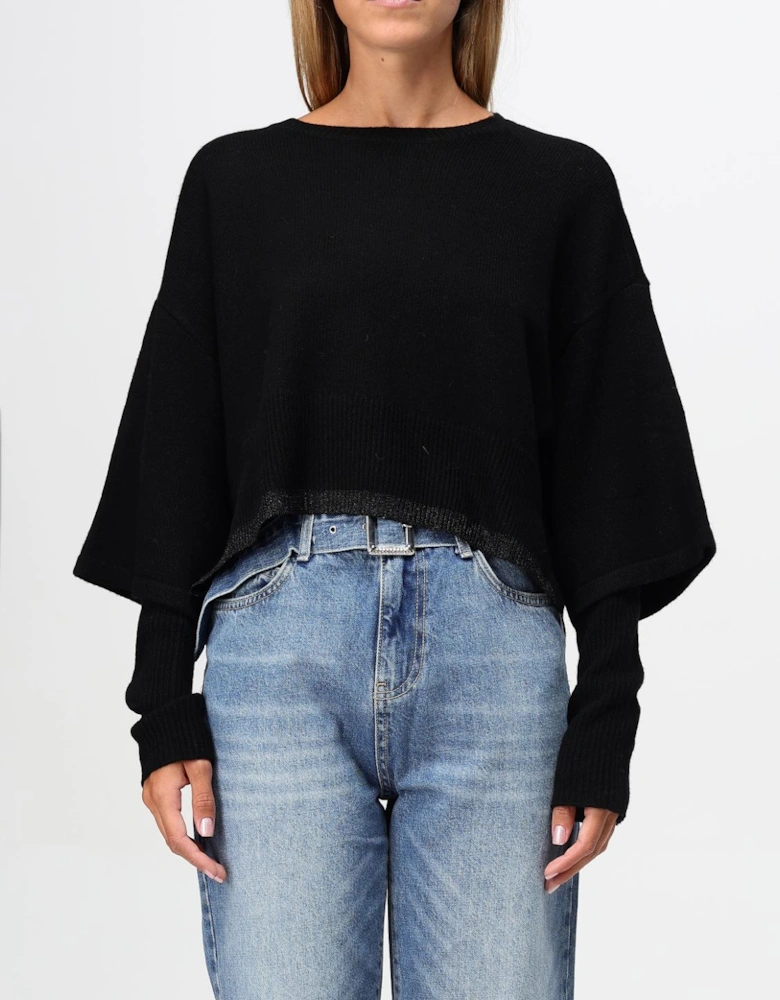 Cropped Merino Wool Sweater