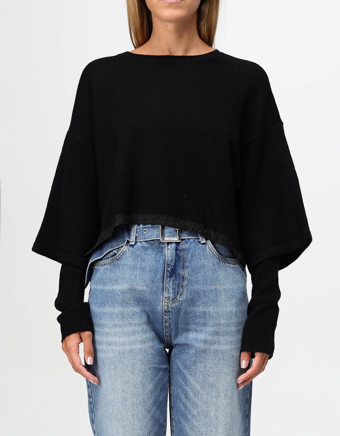 Cropped Merino Wool Sweater, 4 of 3