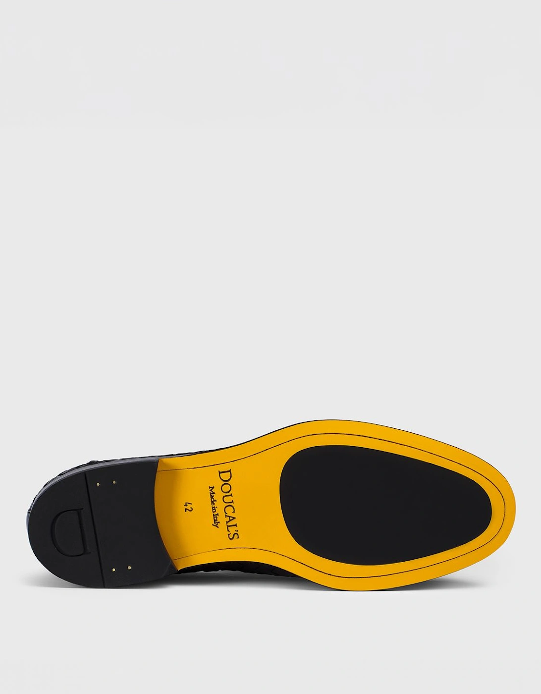 Woven Leather Tassel Loafers