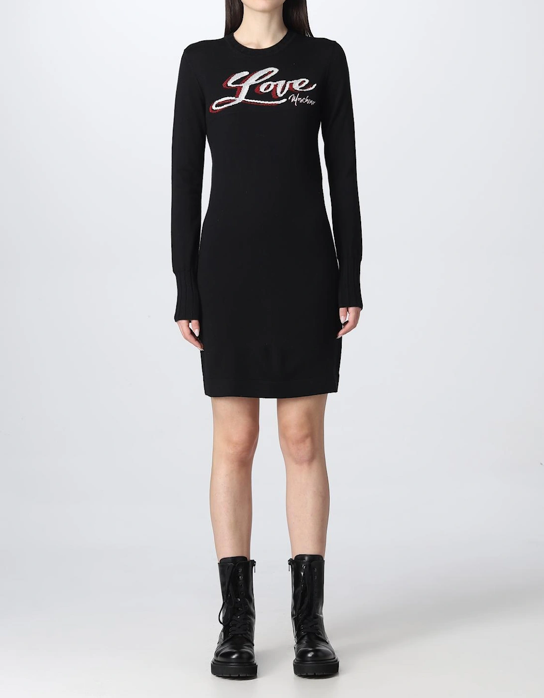 Knit Mini Dress with Logo, 4 of 3