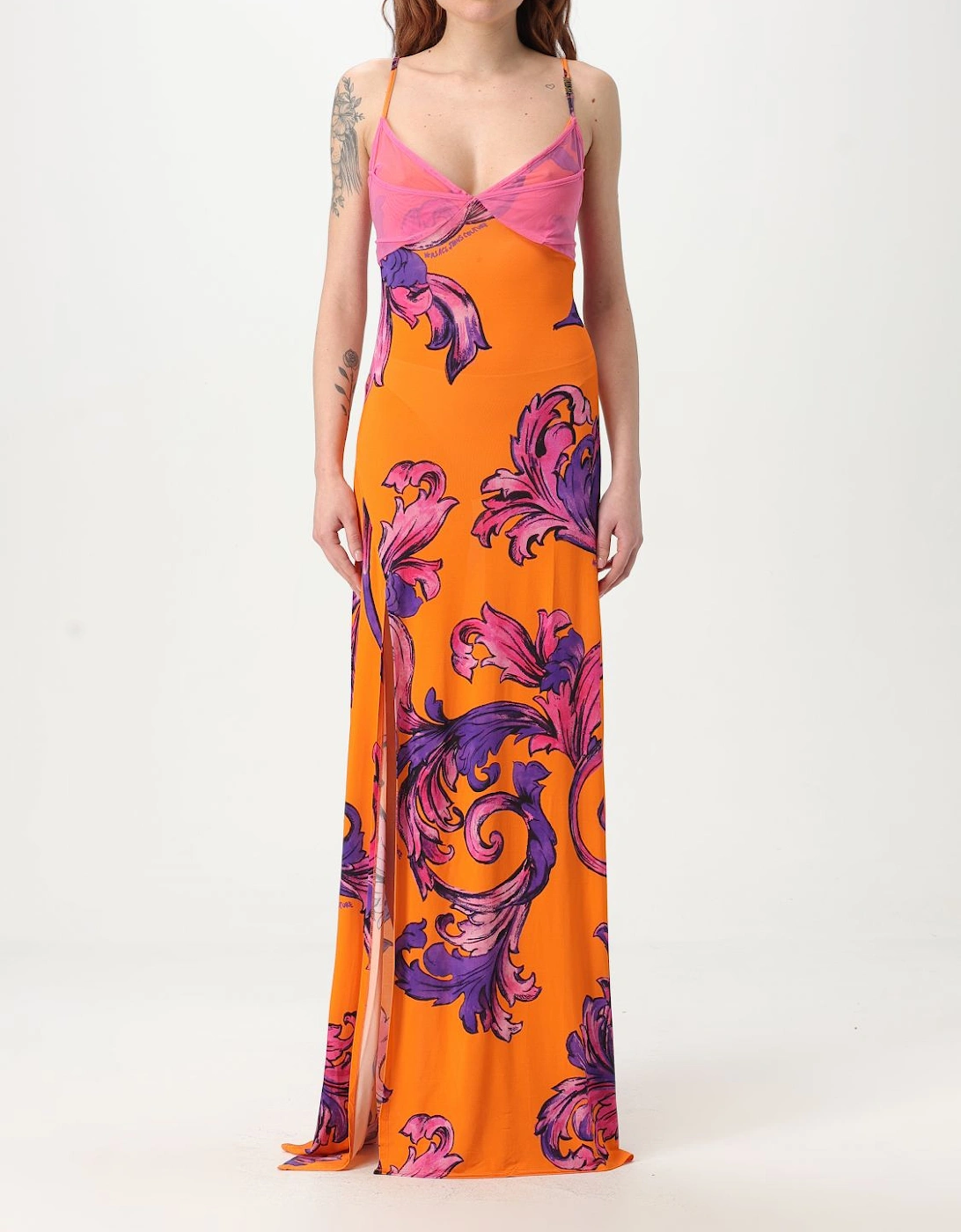 Maxi Dress Floral Print Jersey, 4 of 3
