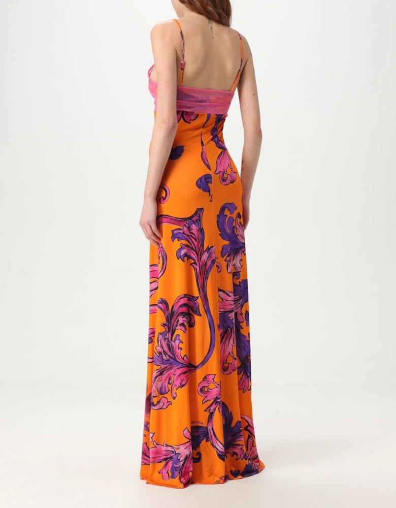 Maxi Dress Floral Print Jersey