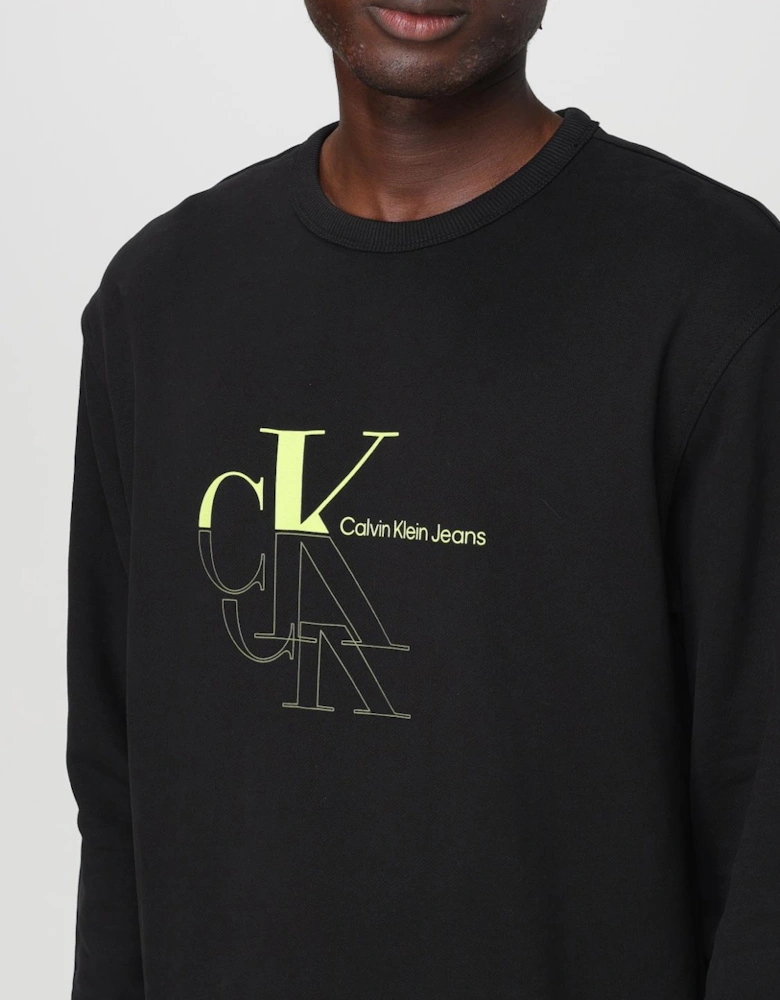 Crewneck Sweatshirt  Logo Graphic
