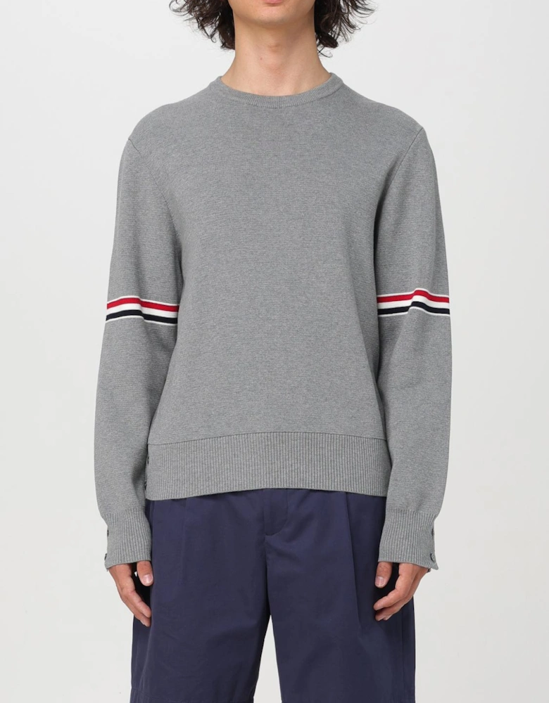 Crew Neck Sweater Grosgrain Taping