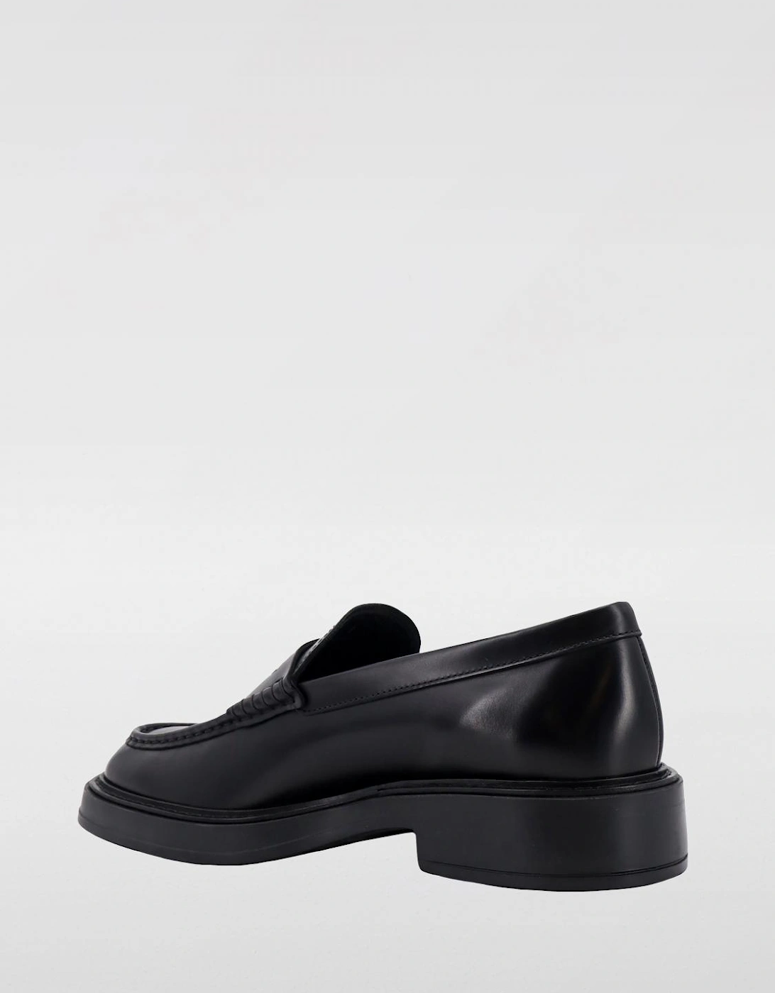 Leather Penny Loafers Chunky Sole
