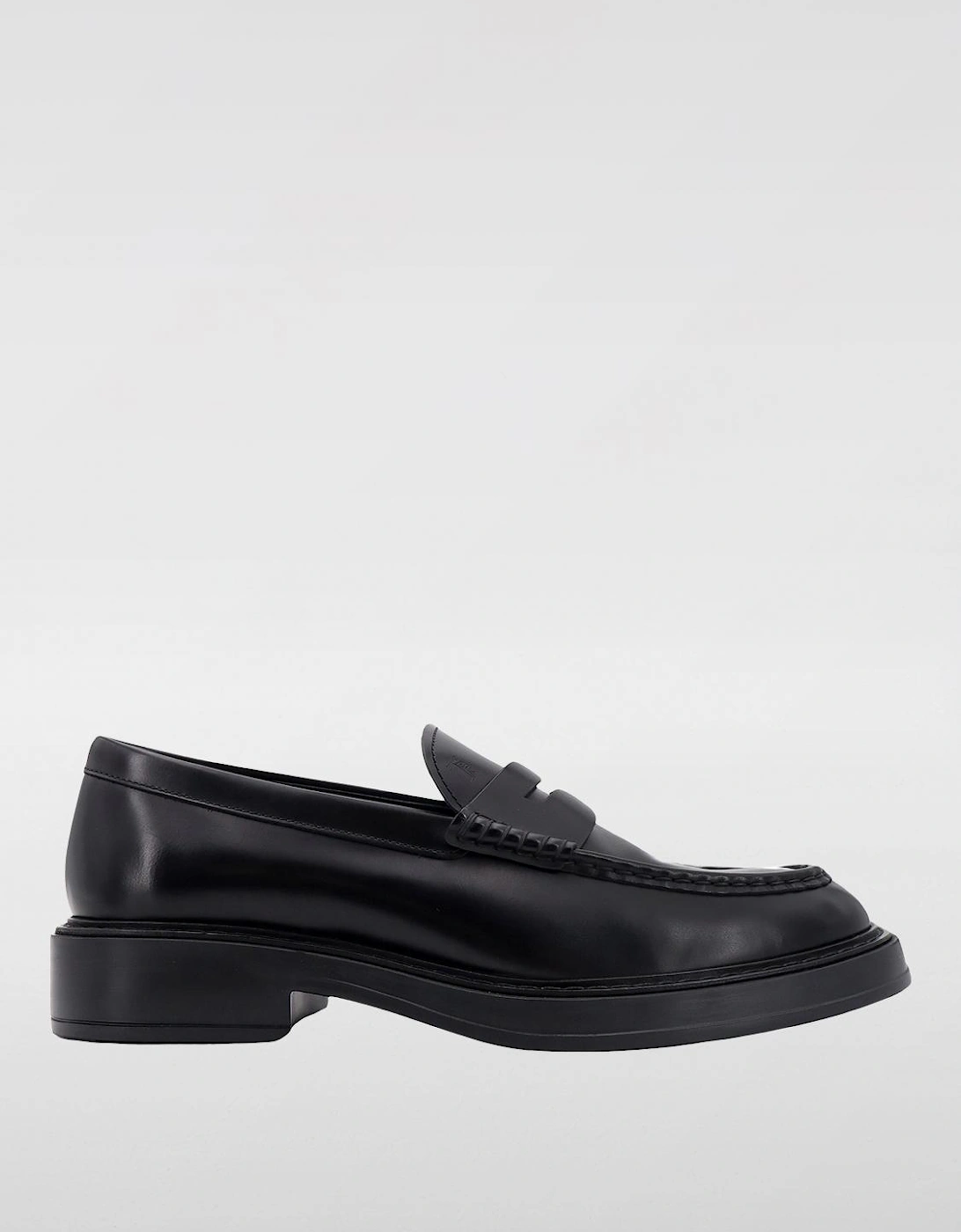 Leather Penny Loafers Chunky Sole, 4 of 3
