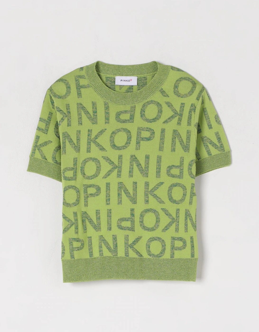 Logo Knit Short Sleeve Sweater, 4 of 3